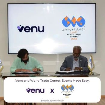 World Trade Center Cairo has signed a contract with Venu to revolutionize the events market