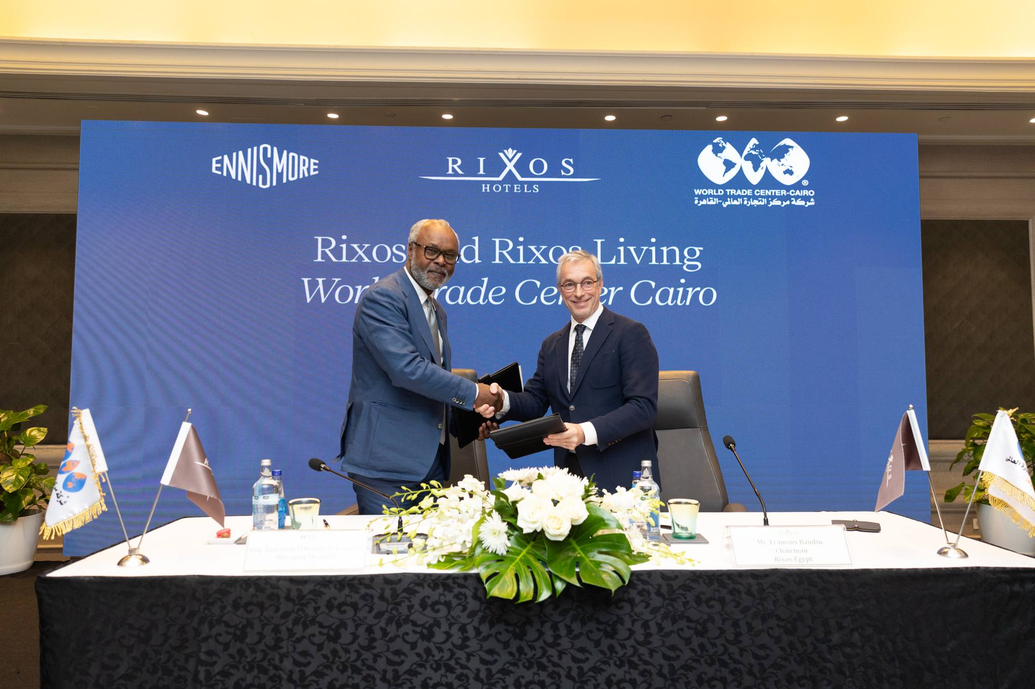 The signing of the Rixos & Rixos Living – World Trade Center Cairo project