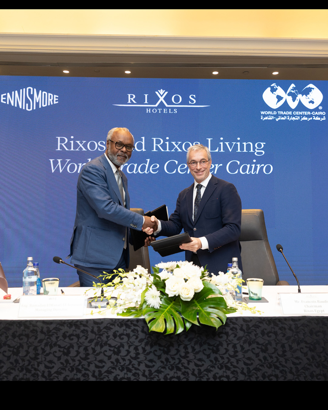 The signing of the Rixos & Rixos Living – World Trade Center Cairo project